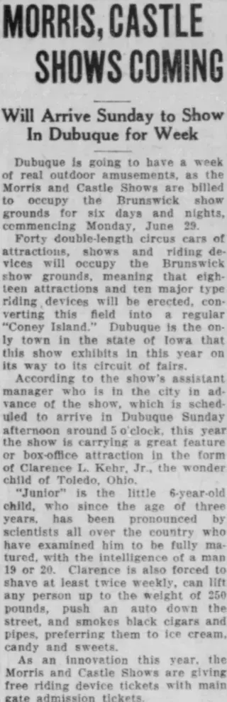 other Newspaper clipping from Jun 26, 1931 5706125