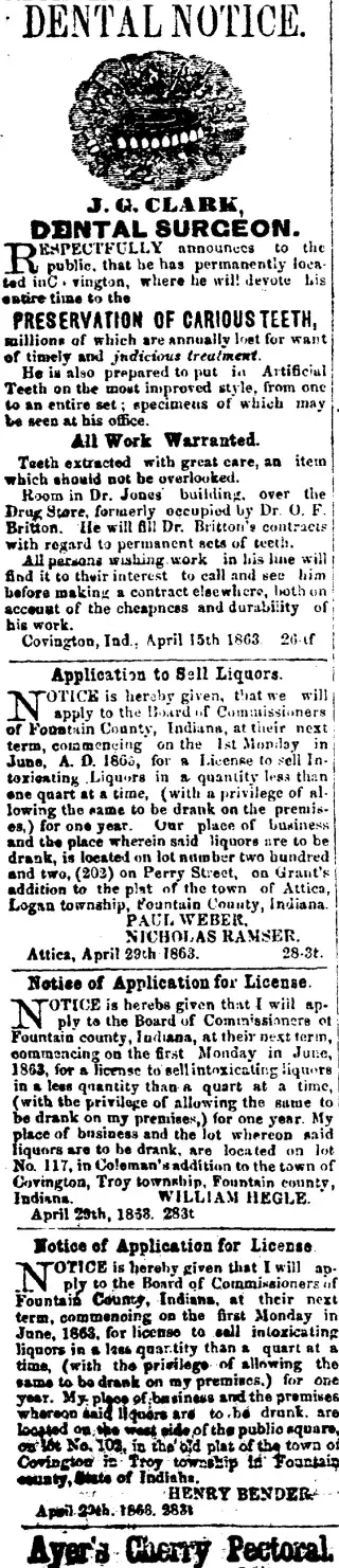 other Newspaper clipping from May 13, 1863 5706184