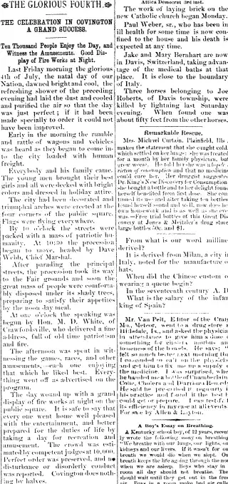 other Newspaper clipping from Jul 10, 1890 5706187