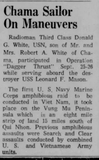 other Newspaper clipping from Nov 4, 1965 5706208