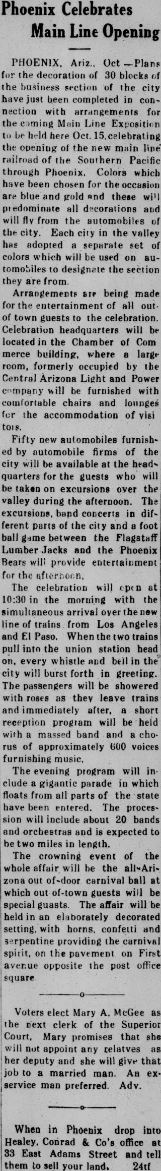 other Newspaper clipping from Oct 9, 1926 5706231