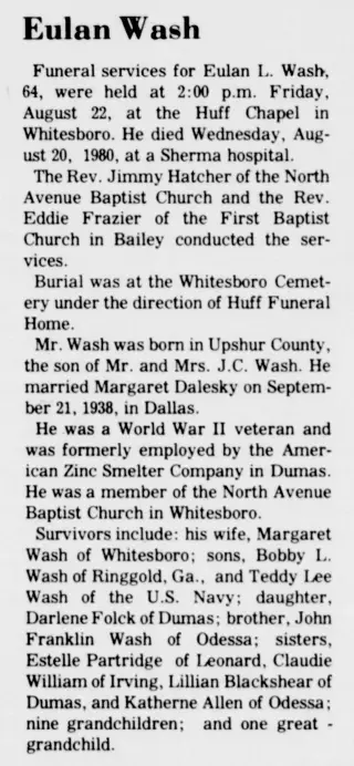 other Newspaper clipping from Aug 28, 1980 5706363