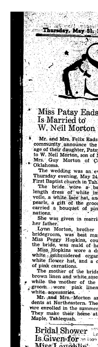 other Newspaper clipping from May 31, 1956 5706596