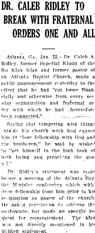 other Newspaper clipping from Jan 22, 1924 5706767