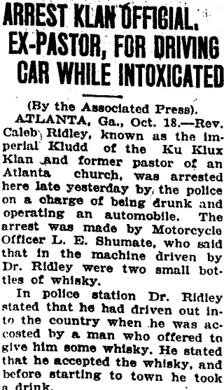 other Newspaper clipping from Oct 18, 1923 5706776