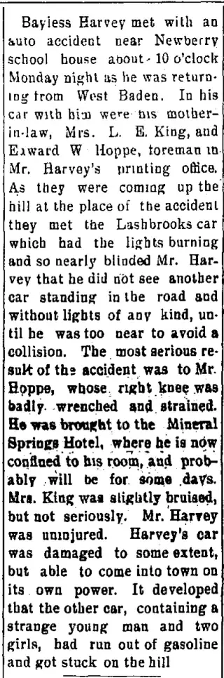 other Newspaper clipping from Aug 22, 1923 5707009