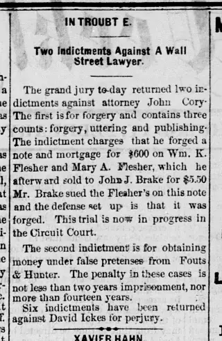 other Newspaper clipping from Feb 24, 1881 5707194