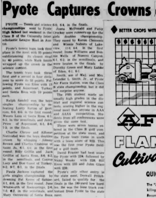 other Newspaper clipping from May 11, 1961 5707434