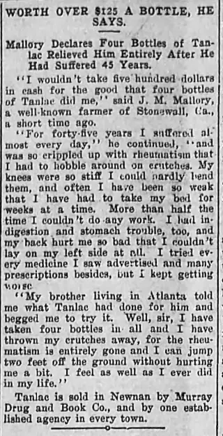 Business Newspaper clipping from Aug 2, 1918 5707654