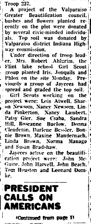 General news Newspaper clipping from Oct 1, 1958 5707929