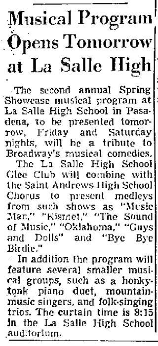 other Newspaper clipping from May 1, 1963 5708418