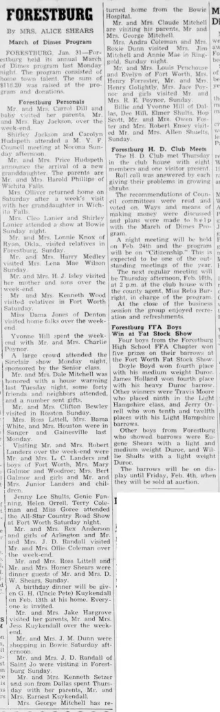 other Newspaper clipping from Feb 3, 1955 5708537