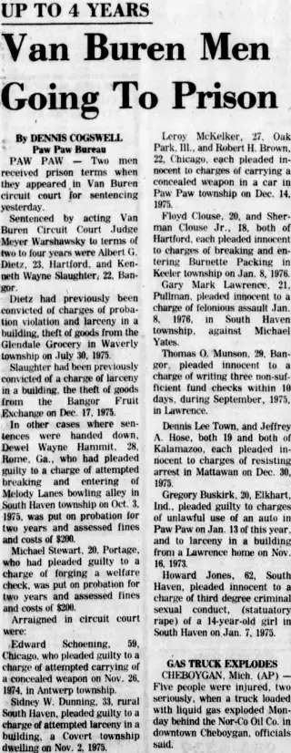 other Newspaper clipping from Feb 3, 1976 5708945