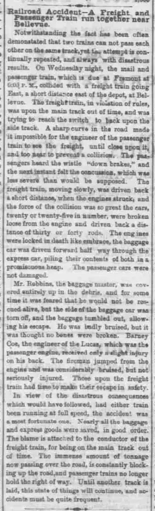 other Newspaper clipping from Jan 6, 1871 5709751