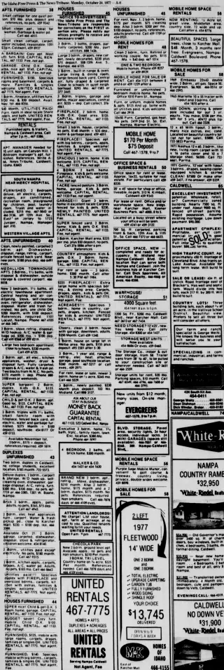 other Newspaper clipping from Oct 24, 1977 5709888