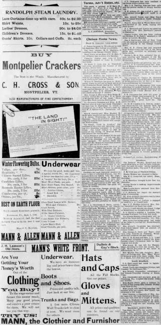 General news Newspaper clipping from Oct 15, 1896 5709967