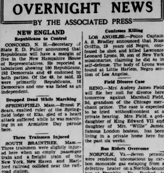 other Newspaper clipping from Nov 13, 1934 5710034