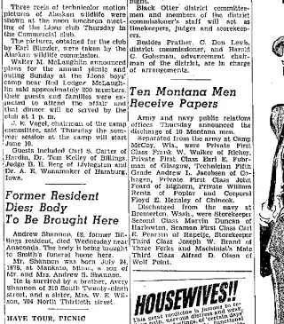 other Newspaper clipping from Jun 7, 1946 5710187