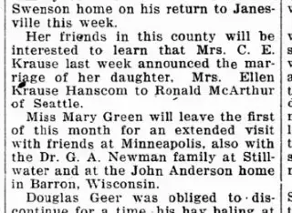 Marriage Newspaper clipping from Mar 3, 1920 5710232