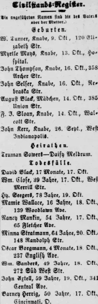 Marriage Newspaper clipping from Oct 20, 1894 5710645