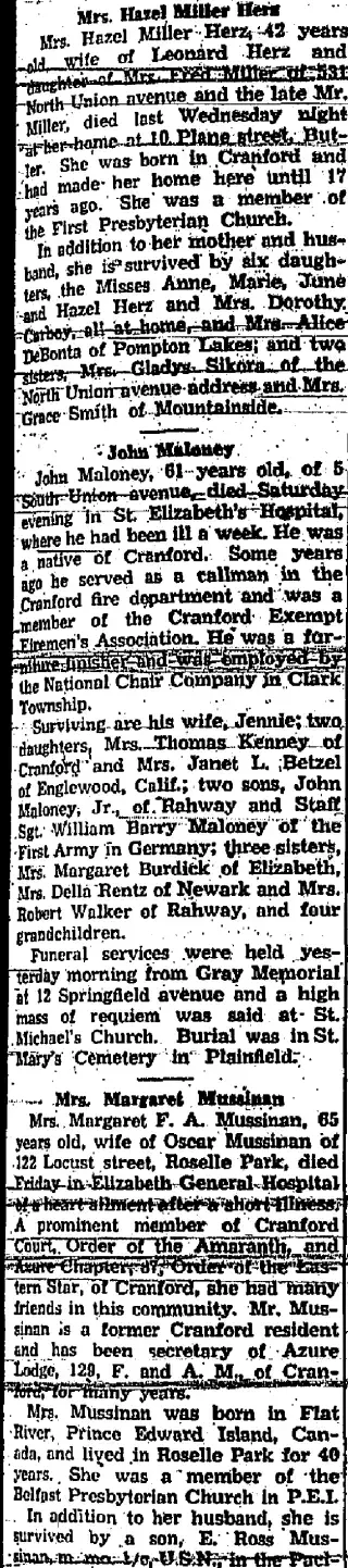 other Newspaper clipping from Mar 29, 1945 5710670