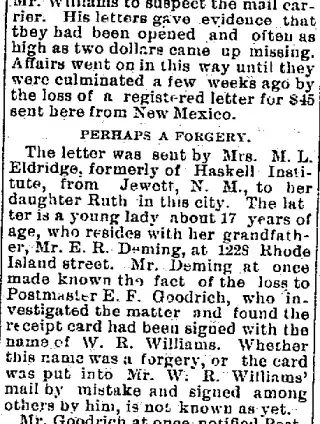 other Newspaper clipping from Sep 11, 1893 5710726