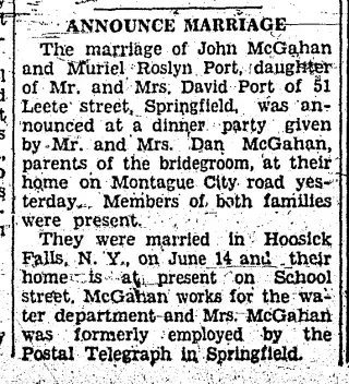 Marriage Newspaper clipping from Jul 1, 1935 5710889