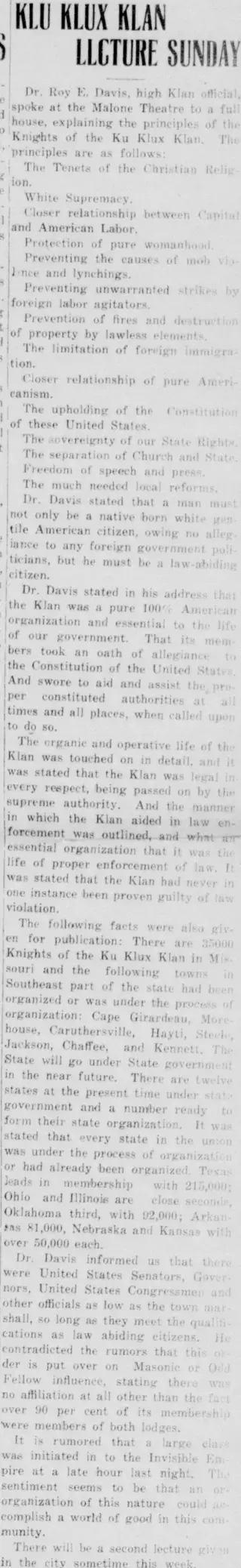 other Newspaper clipping from Jul 11, 1922 5710899