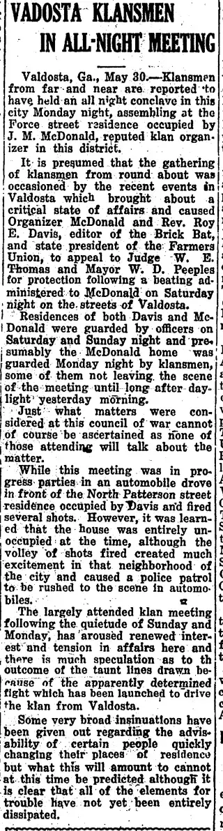 other Newspaper clipping from May 30, 1923 5710914