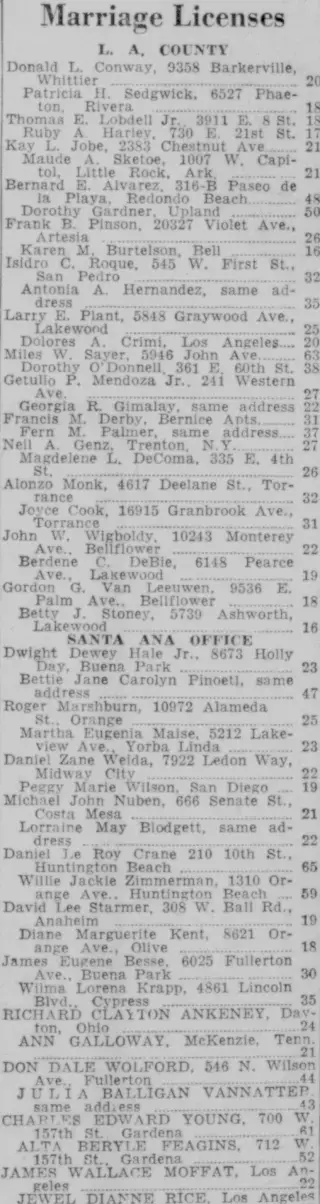 Marriage Newspaper clipping from Mar 18, 1957 5711093