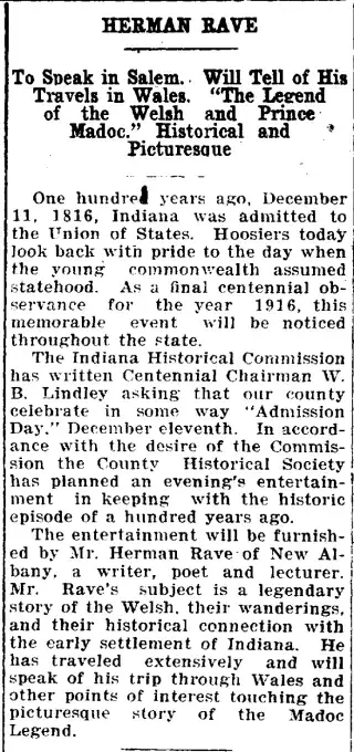 other Newspaper clipping from Nov 22, 1916 5711211