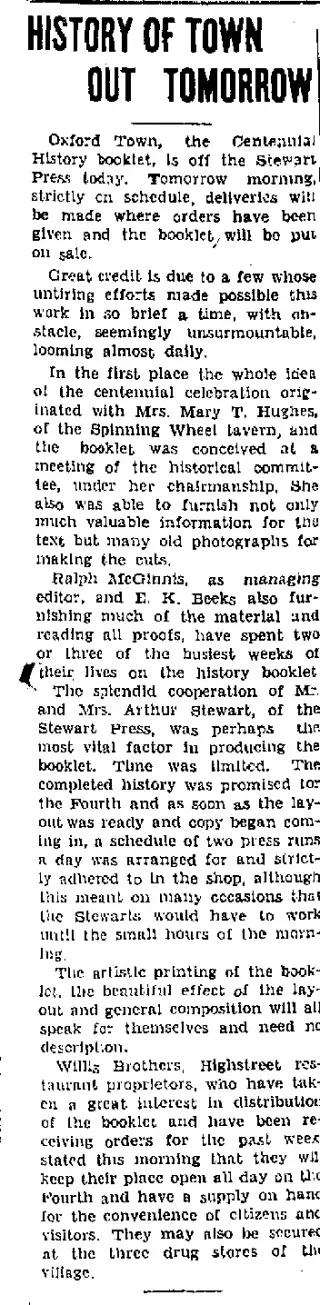 General news Newspaper clipping from Jul 3, 1930 5711471