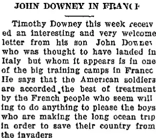 other Newspaper clipping from Aug 23, 1918 5711655