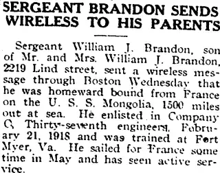 other Newspaper clipping from Jan 30, 1919 5711662