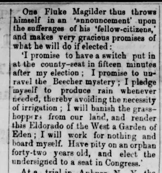other Newspaper clipping from Oct 17, 1874 5711772