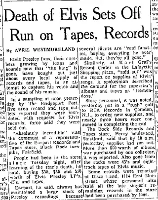 other Newspaper clipping from Aug 18, 1977 5711799