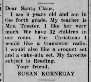 other Newspaper clipping from Dec 24, 1964 5711956