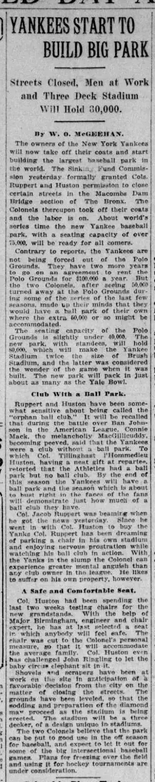Sports Newspaper clipping from Apr 1, 1922 5712366