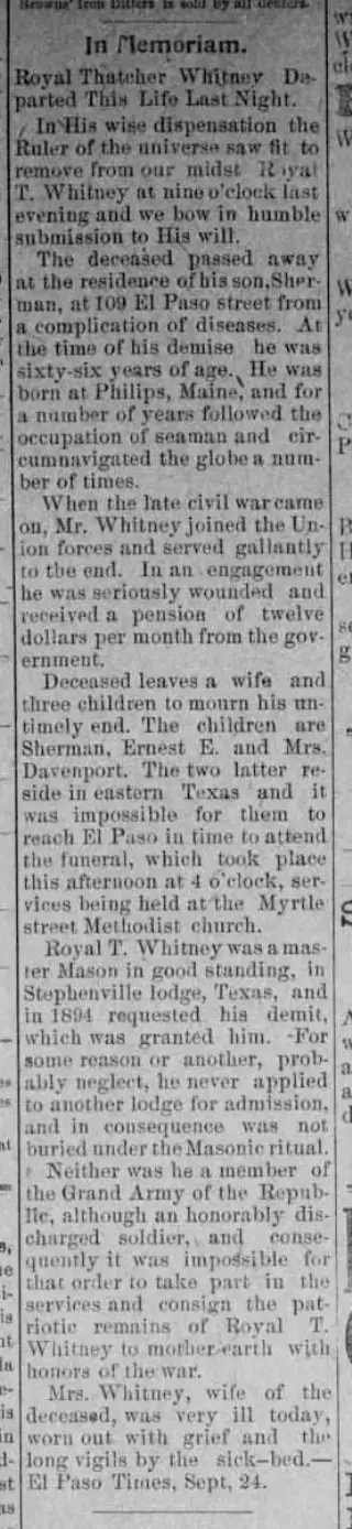 other Newspaper clipping from Oct 21, 1898 5712851