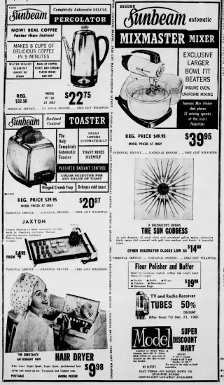 other Newspaper clipping from Dec 14, 1961 5713675
