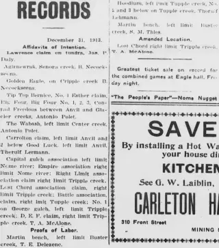 other Newspaper clipping from Feb 13, 1914 5713677