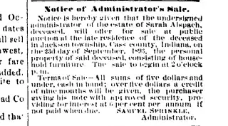 Marriage Newspaper clipping from Sep 13, 1893 5713729