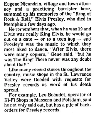 other Newspaper clipping from Aug 21, 1977 5713759
