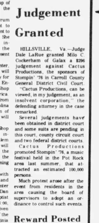 other Newspaper clipping from Oct 21, 1976 5713923