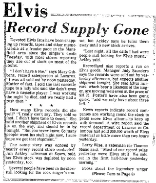 other Newspaper clipping from Aug 18, 1977 5714135