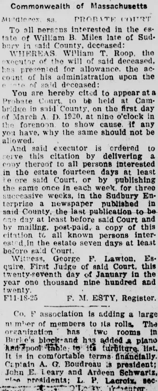 other Newspaper clipping from Feb 11, 1920 5714579