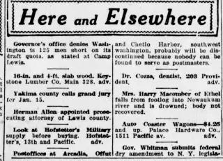 other Newspaper clipping from Jan 3, 1918 5714719
