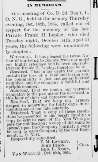 other Newspaper clipping from Oct 17, 1884 5714757