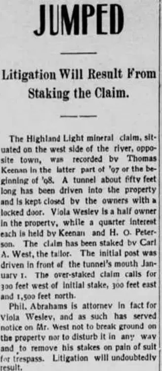 other Newspaper clipping from Jan 21, 1902 5714822