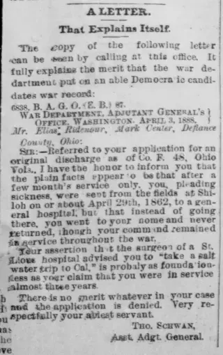 other Newspaper clipping from Oct 31, 1890 5714859